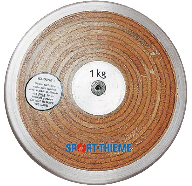 TEKMOVALNI DISK 1 kg LAMINAT