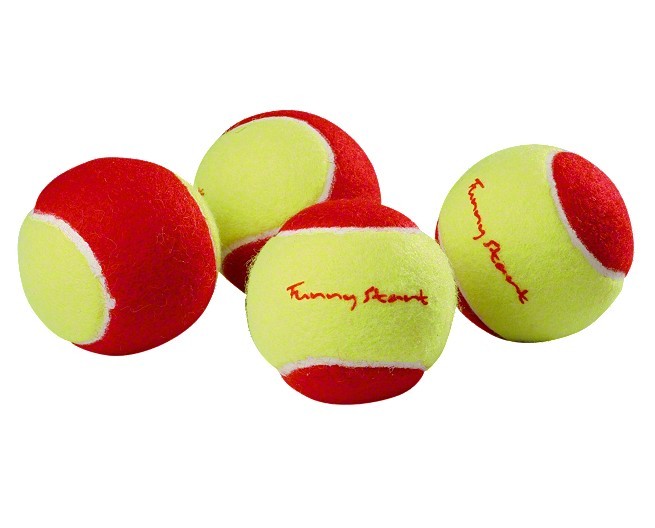 MEHKEJŠE ŽOGICE ZA TENIS FUNNY GRT  JE  4 KOS