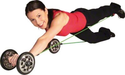 GYMSTICK WHEELZ ZELENA BARVA, LAHKA, POSTER Z VAJAMI, DVD