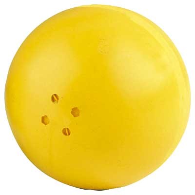 KROGLA ZA IGRO BOSSELN, RUMENA, fi 10,5 cm, 1100 g 