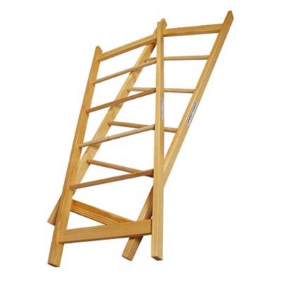 LESTEV ZA AKROBACIJE - SET 2 KOS, DOLŽINA 210 cm, ŠIRINA 70 cm, DEBELINA 10 cm, RAZMIK PREČK 35 cm, OKROGLA PREČKA fi 36 mm