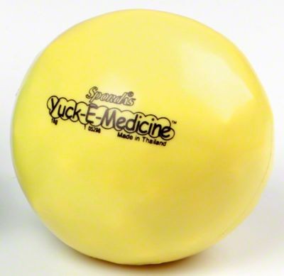 MEHKA ŽOGA MEDICINKA, 1 Kg, OBSEG 12 cm, RUMENA