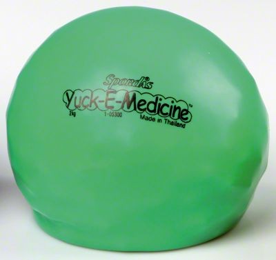 MEHKA ŽOGA MEDICINKA, 2 Kg, OBSEG 16 cm, ZELENA 