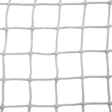 MREŽA ZA NOGOMETNI GOL, BELA, VELIKOST ODPRTINE 4,5 CM, 3 MM, ČISTA GLOBINA 200/200 CM