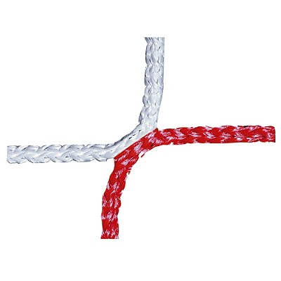 NOGOMETNA MREŽA 515 cm x 205 cm - RDEČE BELA