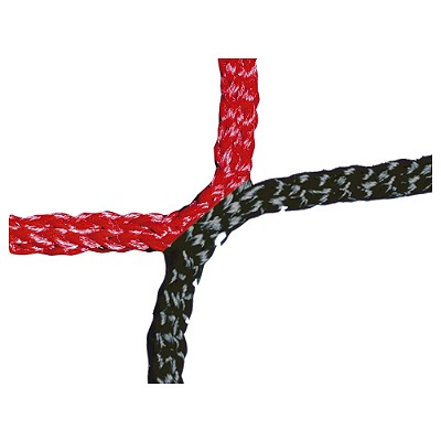 MREŽA ZA NOGOMETNI GOL, 750 cm x 250 cm, 4 mm, ČRNO-RDEČA