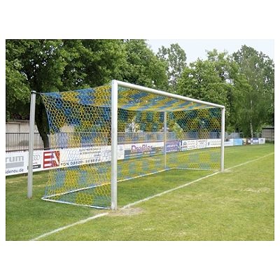 NOGOMETNI GOL 7,32X2,44 m, ALUMINIJ, OVALNO OGRODJE