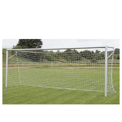 NOGOMETNI GOL 7,32X2,44 m, ALUMINIJ, OVALNO OGRODJE