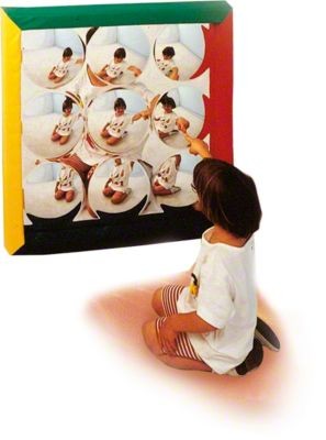 OGLEDALO BALONČKI, 87x87 cm