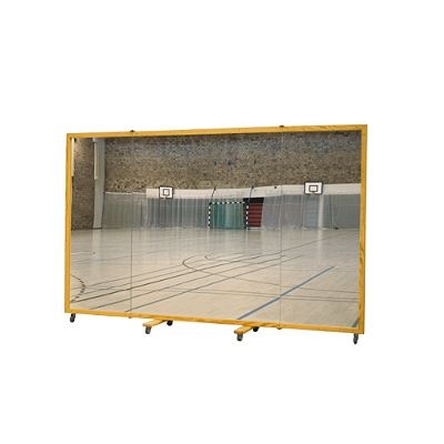 OGLEDALO ZLOŽLJIVO 300x180 CM, 3-DELNO , 230 kg - S FOLIJO