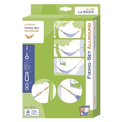 OPREMA ZA MONTIRANJE GUGALNICE NA STENO ALI STROP, 2X KLJUKA, 2X ZIDNI VLOŽKI, 2X NASTAVLJIVE VRVI 3m, 2X KARABIN, OBREMENITEV DO 160 kg