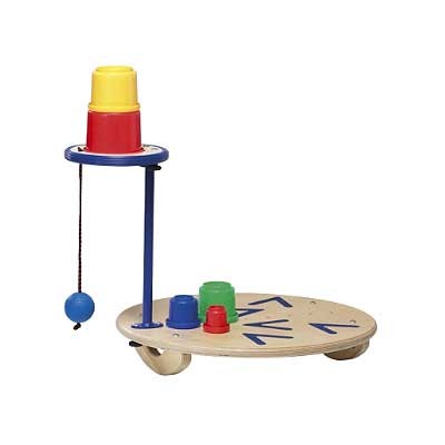 RAVNOTEŽNA GUGALNICA PEDALO, fi 55 cm, 5x SKODELICA, 1X ŽOGICA