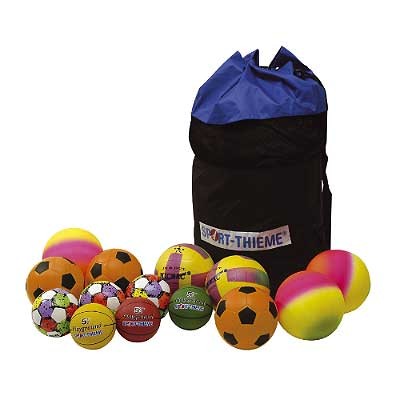 SET 1 POČITEK - ŽOGE V VREČI, 3X KOŠARKARSKA ŽOGA, 3X MINI NOGOMETNA ŽOGA 42 cm, 3X NOGOMETNA ŽOGA-PENA fi 20 cm, 3x NEONSKA ŽOGA 23 cm, 2X ŽOGA ZA ODBOJKO NA MIVKI 