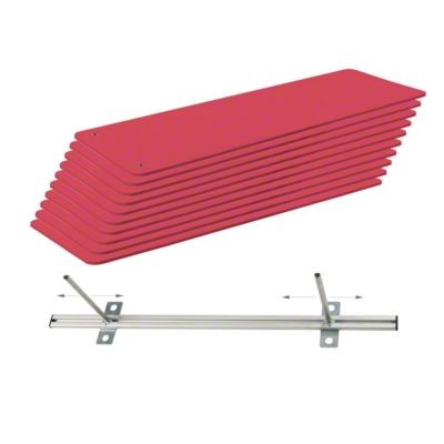 SET 10 x MOVIVIT TELOVADNA BLAZINA BASIC 15, RDEČA, 140x60x1 cm, 1,4 kg