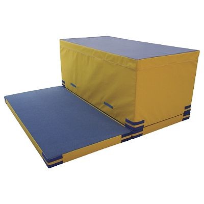 SET ZA SKOK ČEZ MIZO, 1X MIZA - 200X100X80 cm, 2X BLAZINA 