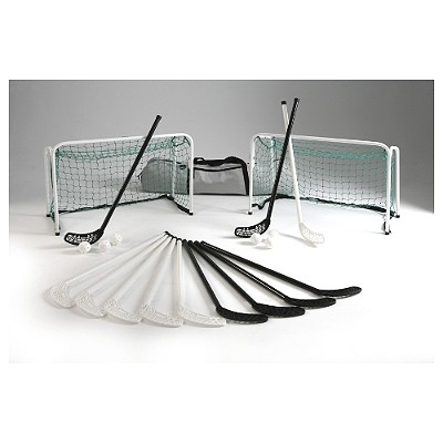 SET ZA UNIHOCKEY 'LIGA' ,12X PALICA,6X ŽOGICA,2X GOL, 1X TORBA, 1X KNJIGA 