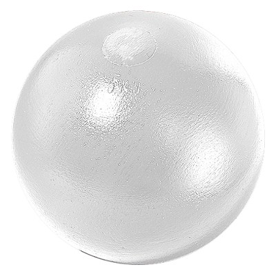 TEKMOVALNA KROGLA 3 KG UMERJENA - BELA, OBSEG 95 mm