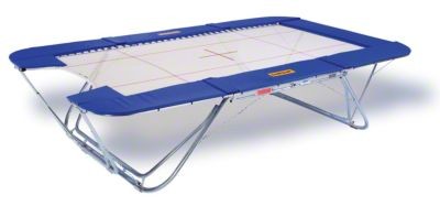 TRAMPOLIN EUROTRAMP GRAND MASTER EXCLUSIV OPEN END 6x4 (pair roller stands) 