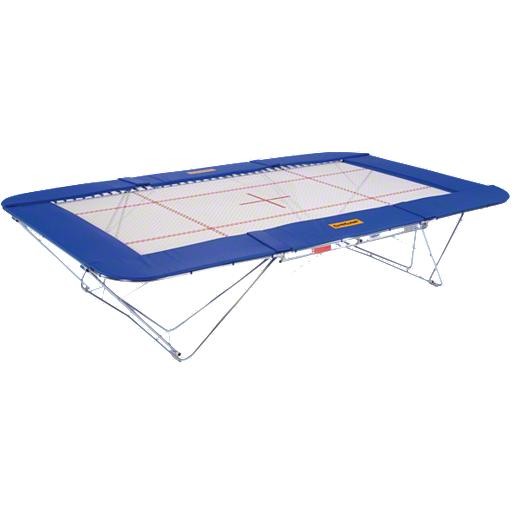 TRAMPOLIN EUROTRAMP GRAND MASTER SUPER SPECIAL V3 (pair new lifting roller stands 'Safe & Comfort')