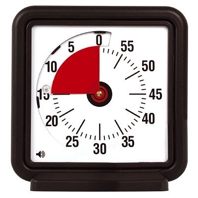 URA Z ZVOČNIM SIGNALOM S STOJALOM 18X18 cm