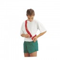 MARKIRNI TRAK Z ZAPONKO rdeč 45 / 90 cm