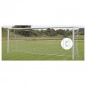NOGOMETNI GOL 7,32X2,44 m, ALUMINIJ, OVALNO OGRODJE
