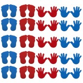 TALNE OZNAKE DLANI - STOPALA  GRT  JE  40 KOS