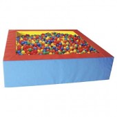 IGRALNI BAZEN Z ŽOGICAMI, 190x190x48 cm, 150x150 cm, debelina sten 20 cm., 3500 žogic