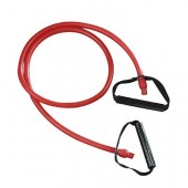 ELASTIČNA CEVKA REIVO Z ROČAJI, ZELO MOČAN, RDEČ, 10 kos