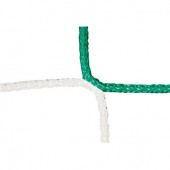 MREŽA ZA NOGOMETNI GOL, ZELENO BELA, 3,5 MM, ČISTA GLOBINA 80/200 CM