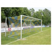 NOGOMETNI GOL 7,32X2,44 m, ALUMINIJ, OVALNO OGRODJE