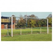 NOGOMETNI GOL 7,32X2,44 m, ALUMINIJ, OVALNO OGRODJE