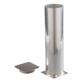 PUŠA ZA STEBER ZA ODBOJKO, ALUMINIJ, 80x80 mm