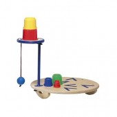 RAVNOTEŽNA GUGALNICA PEDALO, fi 55 cm, 5x SKODELICA, 1X ŽOGICA