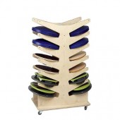 VOZIČEK ZA 14 SKATE DESK, 75X50X125 cm