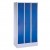 GARDEROBNA OMARA Z BAZO S 3000 EVOLO, TROJNA VRATA, ŠIRINA 400 MM, MODRA