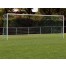 ALUMINIJASTI NOGOMETNI GOL 7.32x2.44m, PRITRJEN V ZEMLJO, Z MREŽNIMI TRAČNICAMi