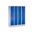 GARDEROBNA OMARA Z BAZO S 3000 EVOLO , ŠTIRI VRATA, ŠIRINA 3400 MM, MODRA