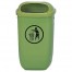 KOŠ ZA SMETI PO NEMŠKIH INDUSTRIJSKIH STANDARDIH 650X395X15 mm, 50 l, zelen